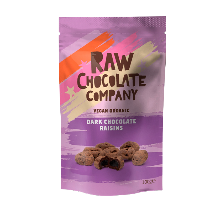 Raw Chokolade Rosiner 100 g - øko