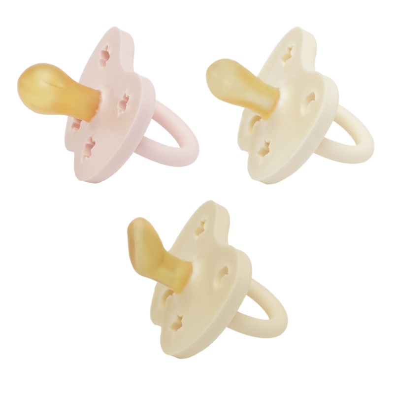 Hevea Naturgummi Sut, Nyfødt (3 stk)