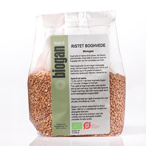 Biogan Boghvede Ristet Ø (500 g)