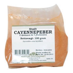 Natur Drogeriet Cayennepeber Stødt (100 gr)