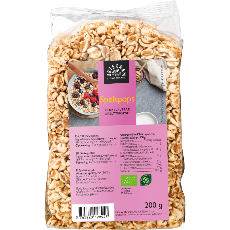 UDSALG Urtekram Speltpops Ø (200 gr) køb billig