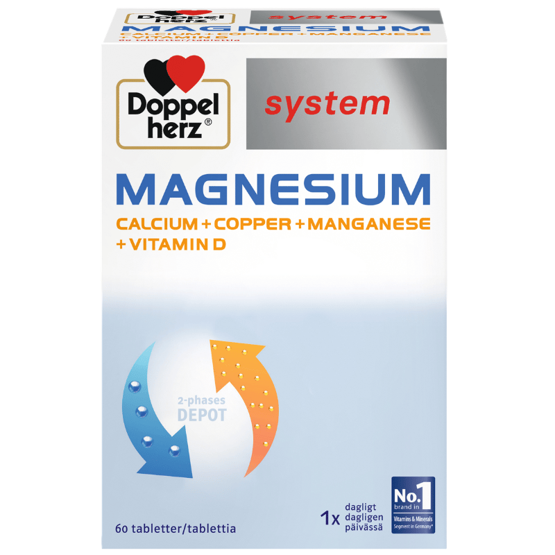 Doppelherz System Magnesium + Calcium (60 tabl)