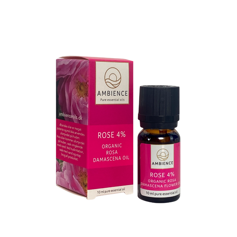 Ambience Æterisk Rose Olie 4% Ø (10 ml)