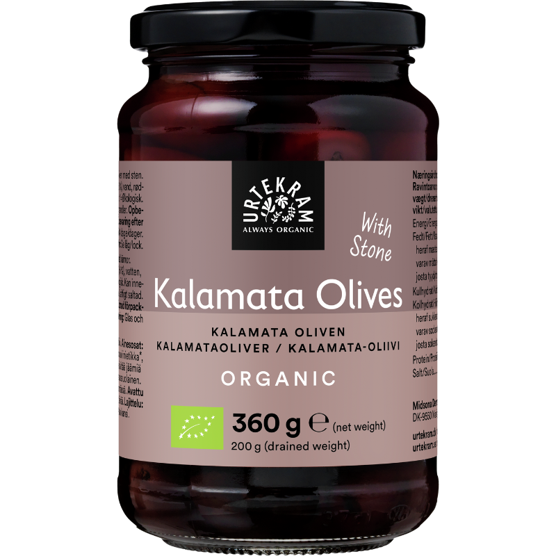UDSALG Urtekram Oliven Kalamon Ø 360 gr køb billig
