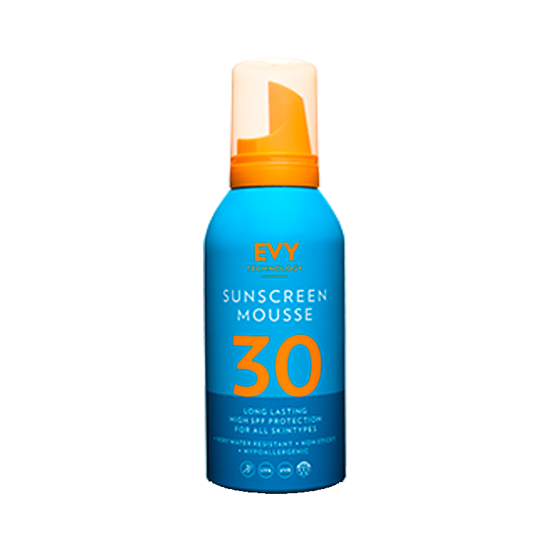 Tilbud EVY TECHNOLOGY Sunscreen Mousse SPF30 (150 ml) køb billig