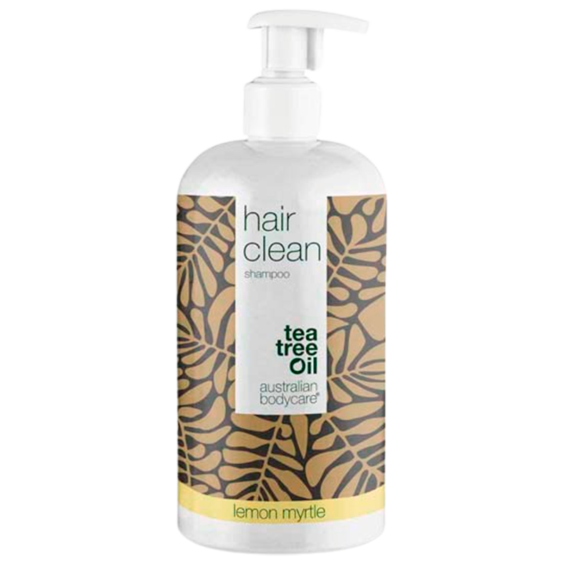 Tea Tree shampoo til skæl og tør hovedbund  -  Shampoo mod Skæl, kløende hovedbund og fedtet hår - Lemon / 500 ml
