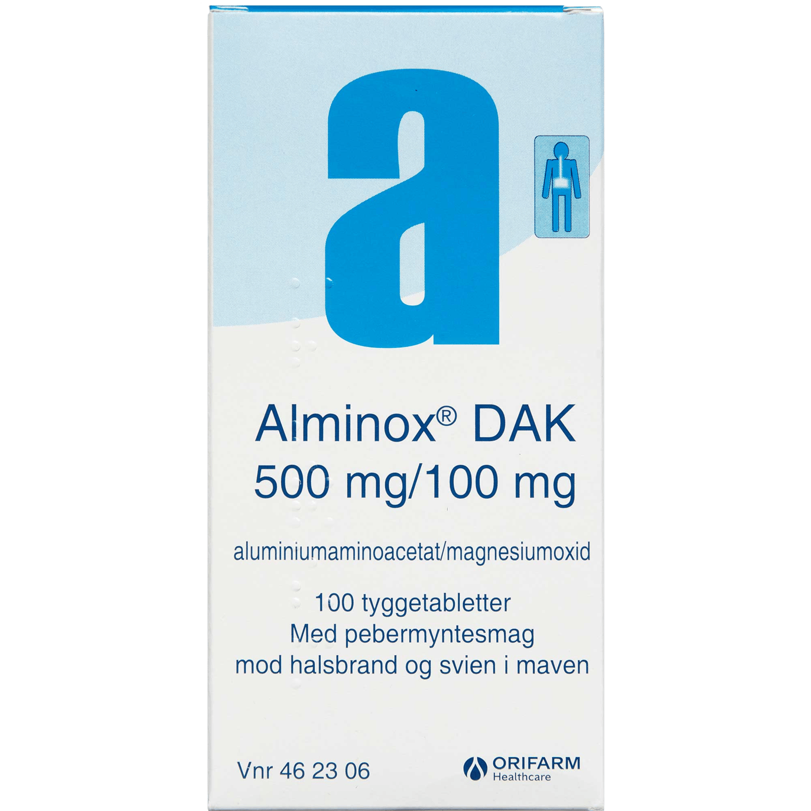 Alminox DAK Tyggetabletter (100 stk)