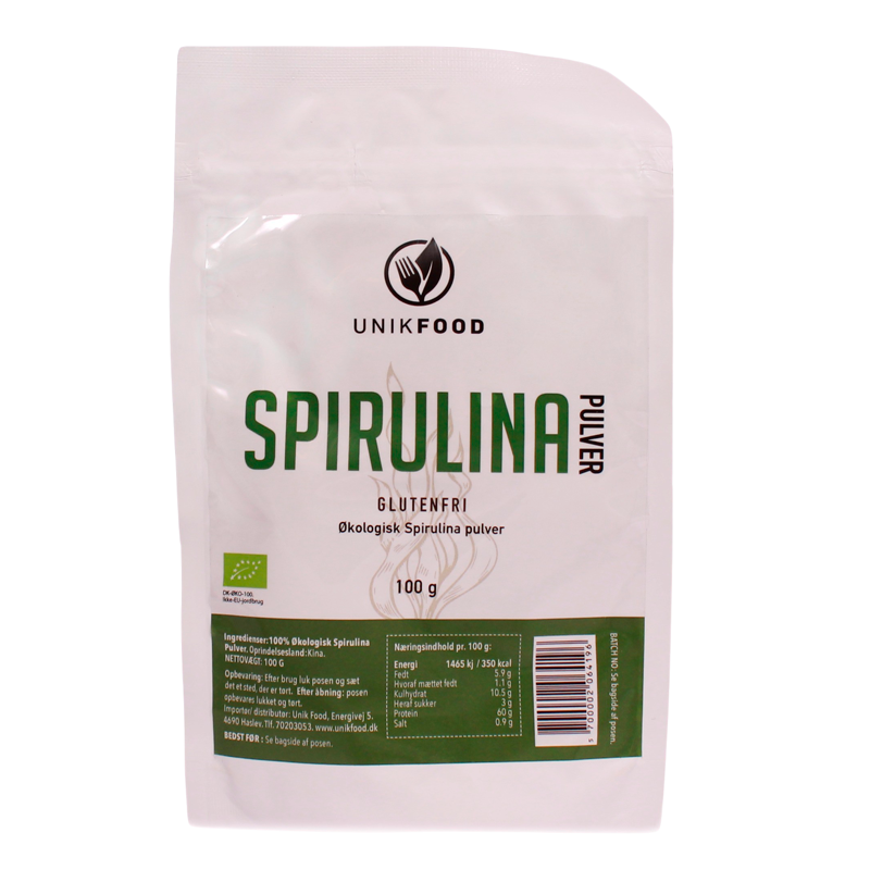 Diet food Spirulina pulver Ø - 100 g
