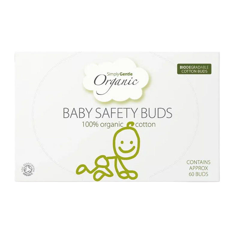 Simply Gentle Organic Baby Vatpinde Ø (60 stk)