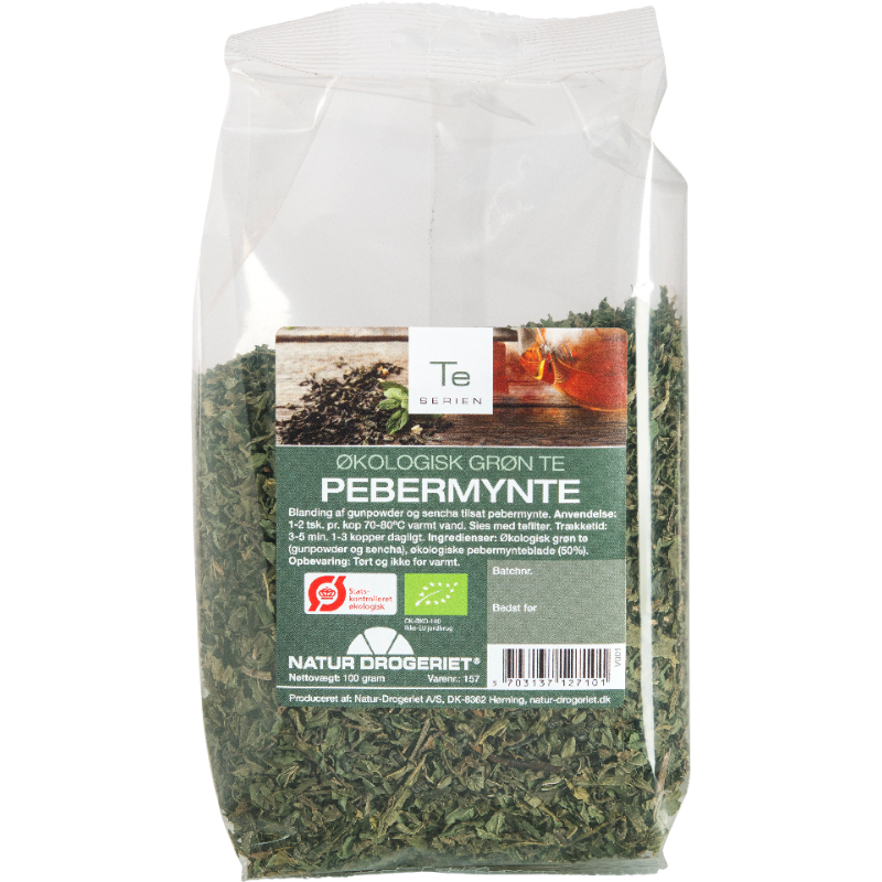 Natur Drogeriet Grøn The M. Pebermynte Ø (100 gr)