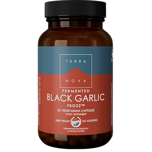 UDSALG Terranova Fermented Black Garlic FBG22 (50 kaps) køb billig