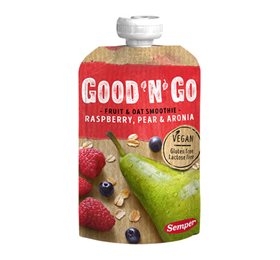 Semper Smoothie frugt og havre m. hindbær glutenfri