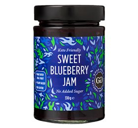 Good Good Blåbærmarmelade m. stevia (330 g)
