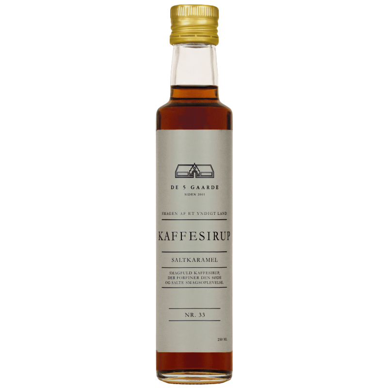 DE 5 GAARDE kaffesirup Saltkaramel - 250 ml