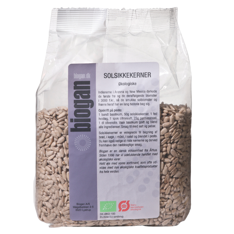 Biogan Solsikkekerner Ø (500 gr)