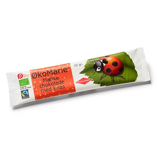 Økoladen ØkoMarie Mælkechokolade Bar Knas Ø (20 g)
