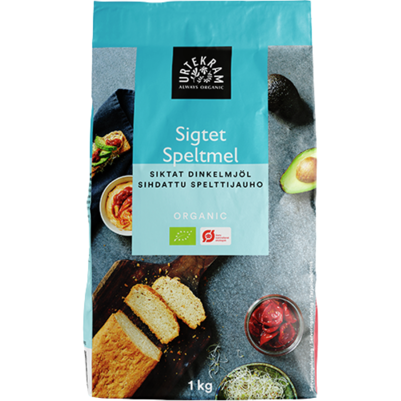 UDSALG Urtekram Speltmel Sigtet Ø (1 kg) køb billig