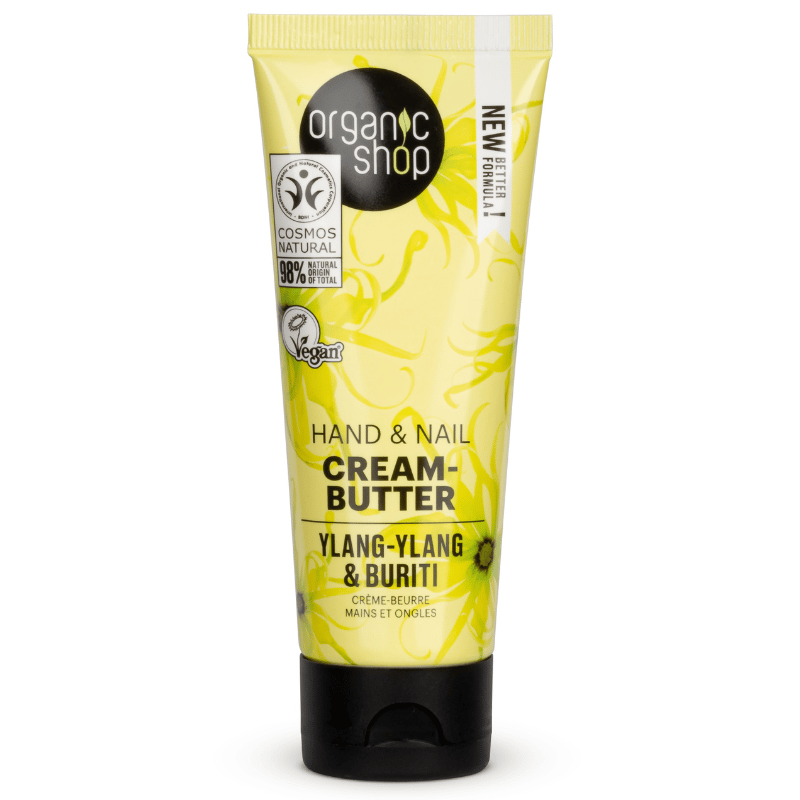 Organic Shop Hand & Nail Cream-Butter Ylang-ylang and Buriti (75 ml)