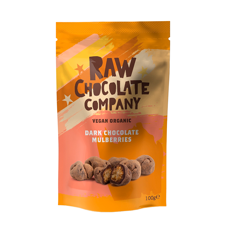 The Raw Chocolate Company Chocolate Mulberries (100 g)