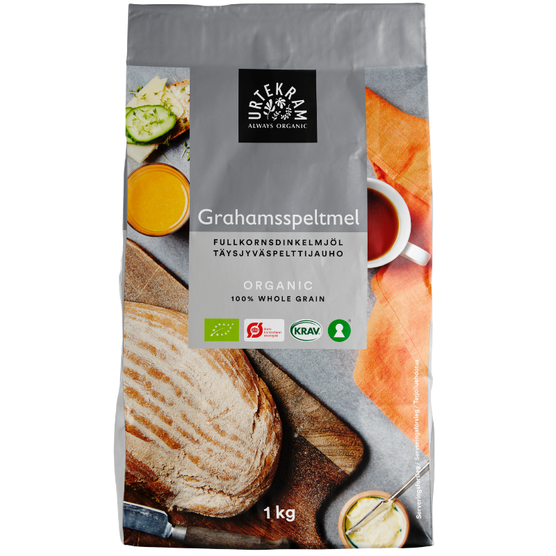 UDSALG Urtekram Grahams speltmel Ø (1 kg) køb billig