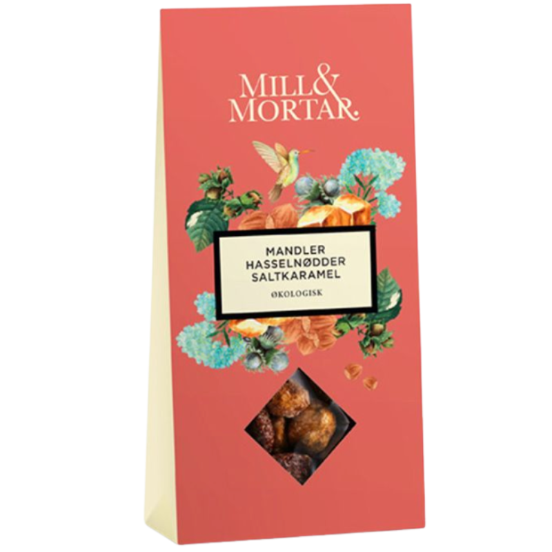 Mill og Mortar Mandler og Hasselnødder Saltkaramel É (100 g)