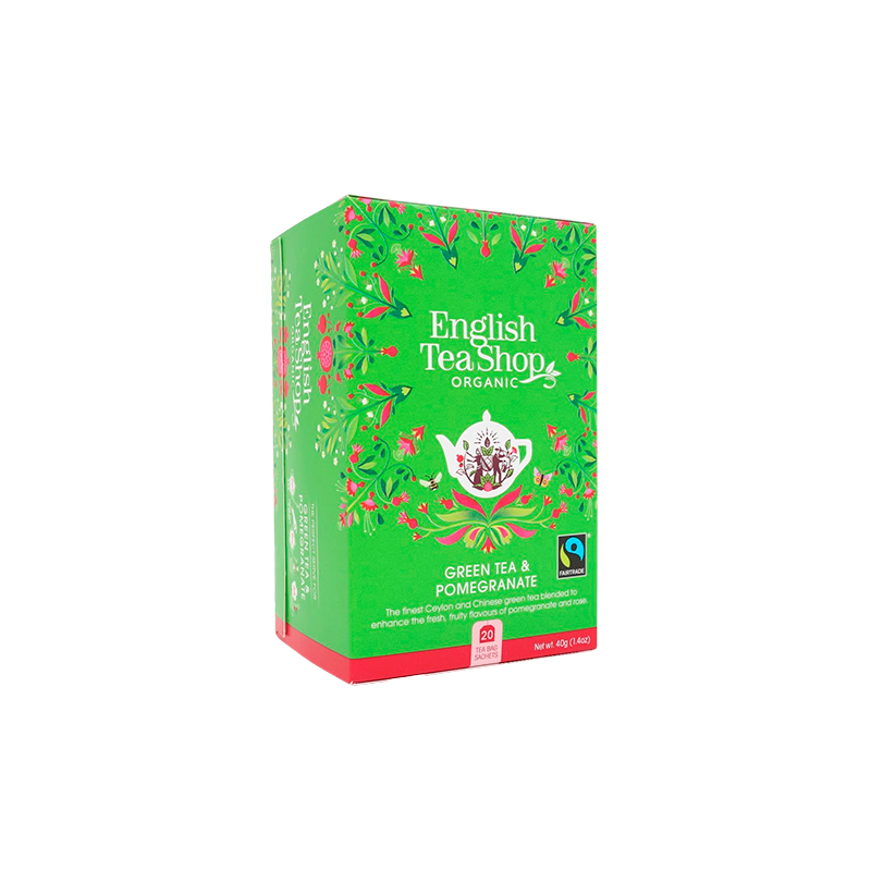 English Tea Shop Green Tea & Pomegranate (20 breve)