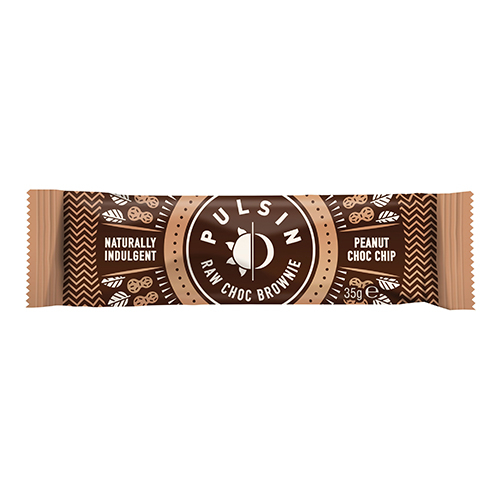 Pulsin Peanut Chock chip raw choco brownie (35 g)