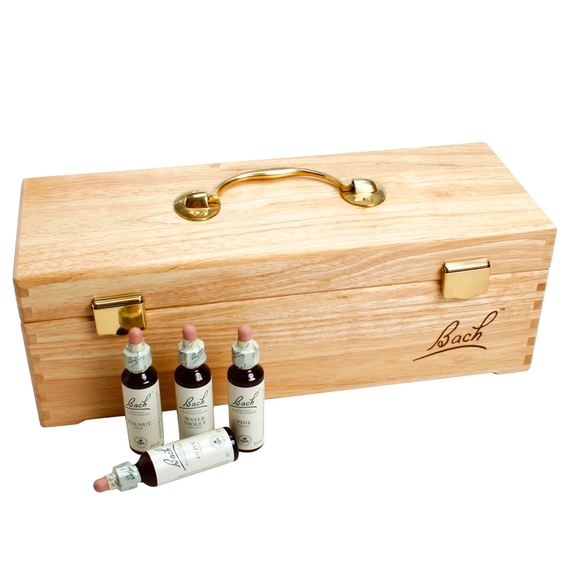 Tilbud Bach Træboks Til Remedier (38 x 20 ml) køb billig