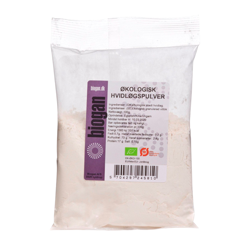 Biogan Hvidløgspulver Ø (100 g)