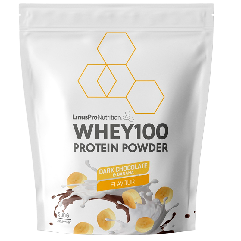 LinusPro Whey100 Banan & Chokolade (500 g)