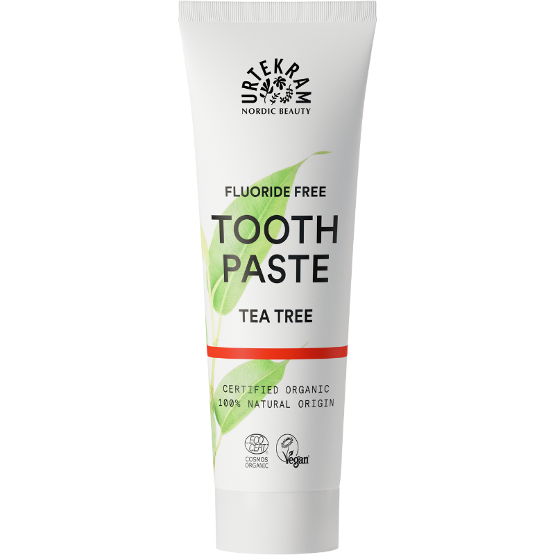 UDSALG Urtekram Tandpasta Tea Tree uden fluor Ø (75 ml) køb billig