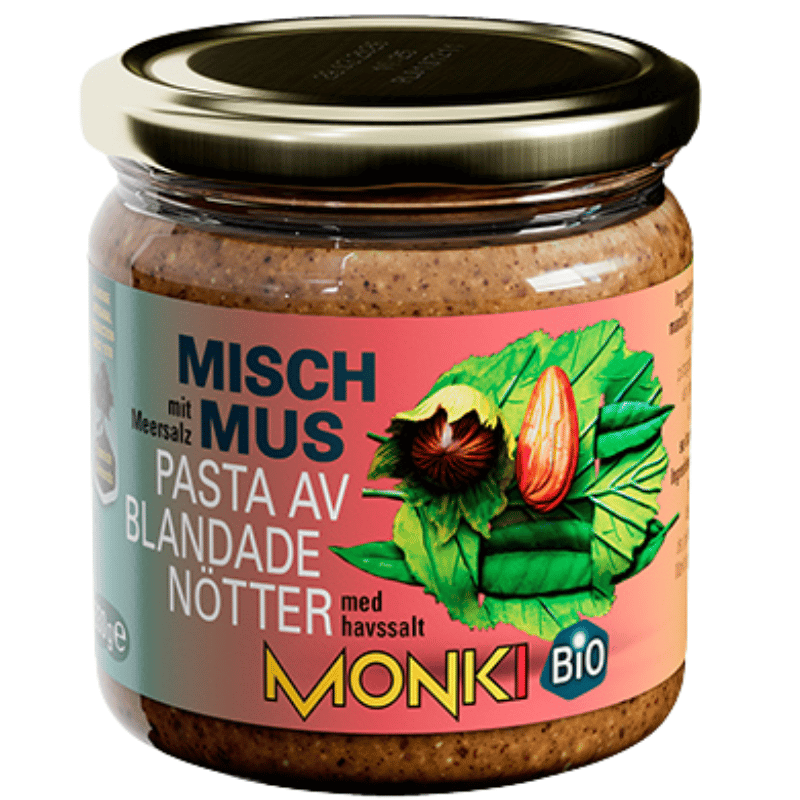 Monki Hasselnød/Mandelsmør Ø (330 ml)