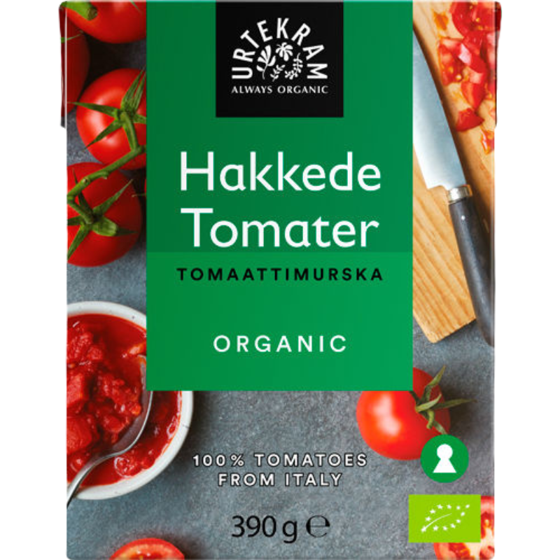 Urtekram Hakkede Tomater På Dåse É (390 g)
