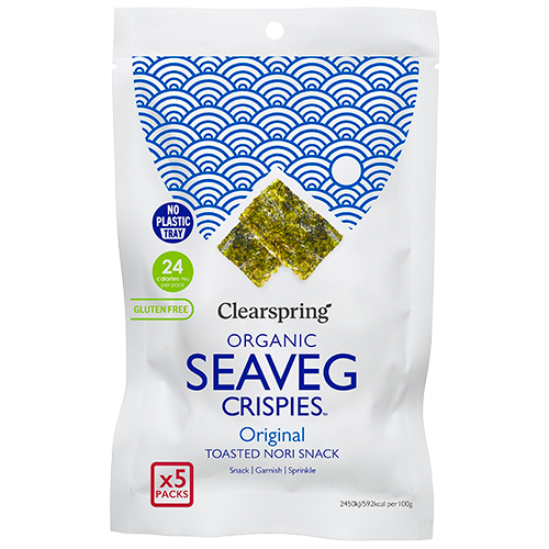 Clearspring Seaveg Crispies Tang Chips Ø - Multipack (5x4g)