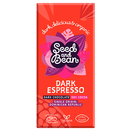 Seed & Been Mørk Chokolade 58% Kaffe Espresso Ø (75 g)