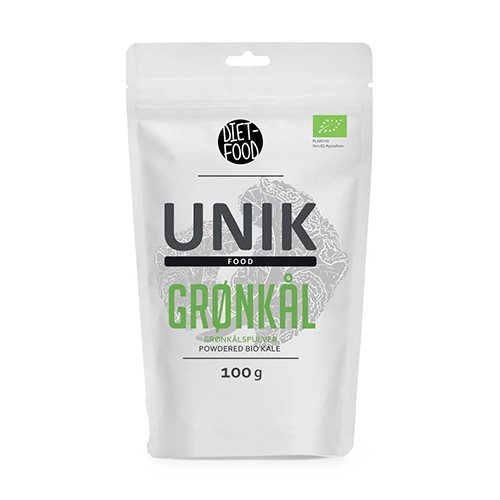 Unik Food Grønkålspulver Ø (100 g)