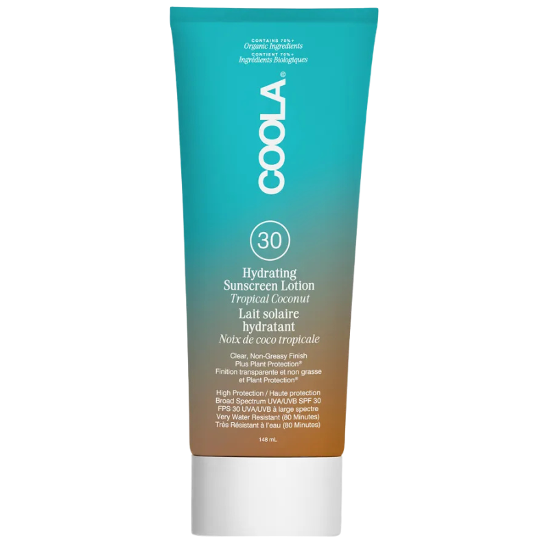 Tilbud Coola Hydrating Sunscreen Lotion Tropical Coconut SPF 30 (148 ml) køb billig