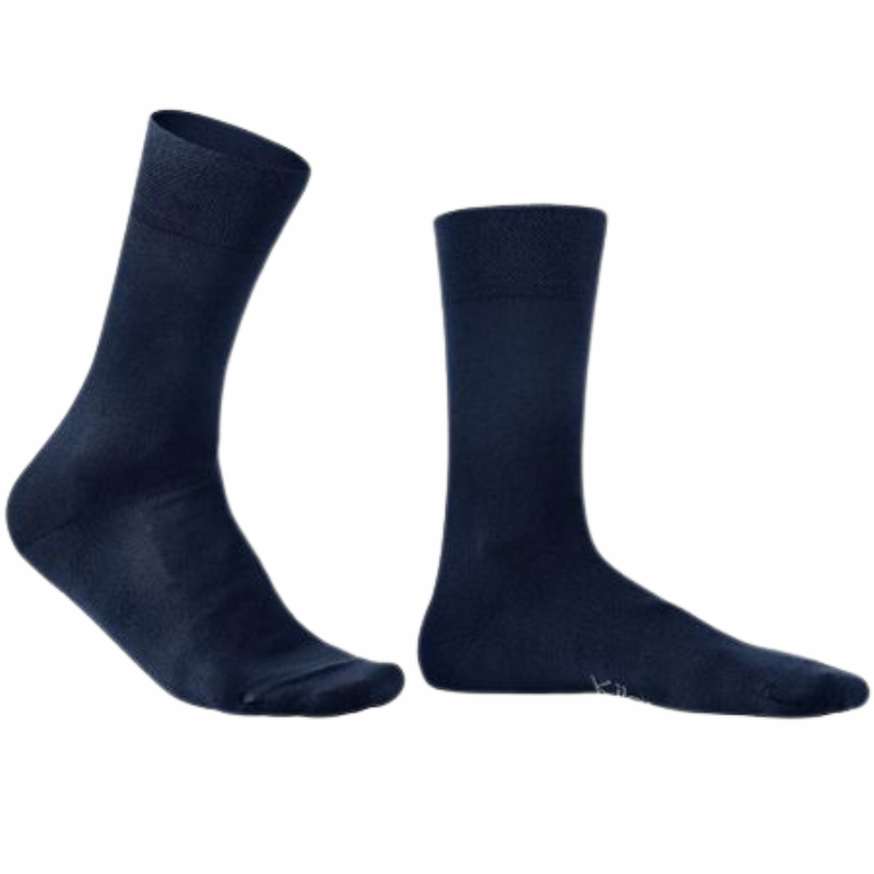 Kilde Bambus Komfort & Diabetes Strømpe Mørkeblå Str. S 35-38 (1 sæt)