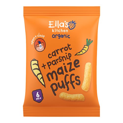 Grab me puffits gulerod og pastinak 7 mdr Ø Ellas Kitchen