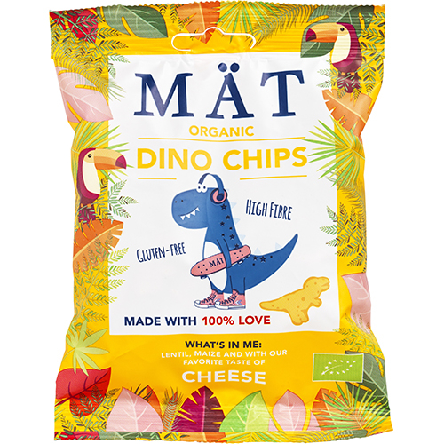 Mät Organic Dino Chips Cheese (35 g)