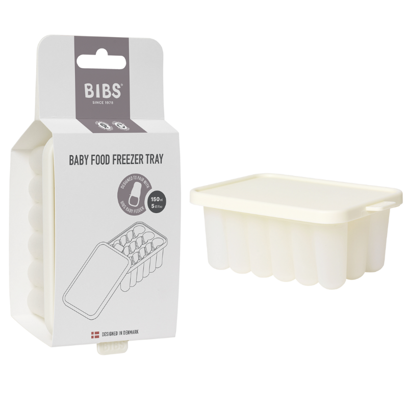 Bibs Baby Food Freezer Tray Ivory (1 stk)