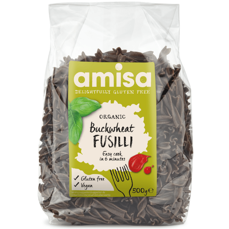 Glutenfri boghvede fusilli økologisk
