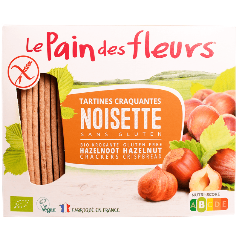 Le Pain Des Fleurs Hasselnødknækbrød Ø (150 g)