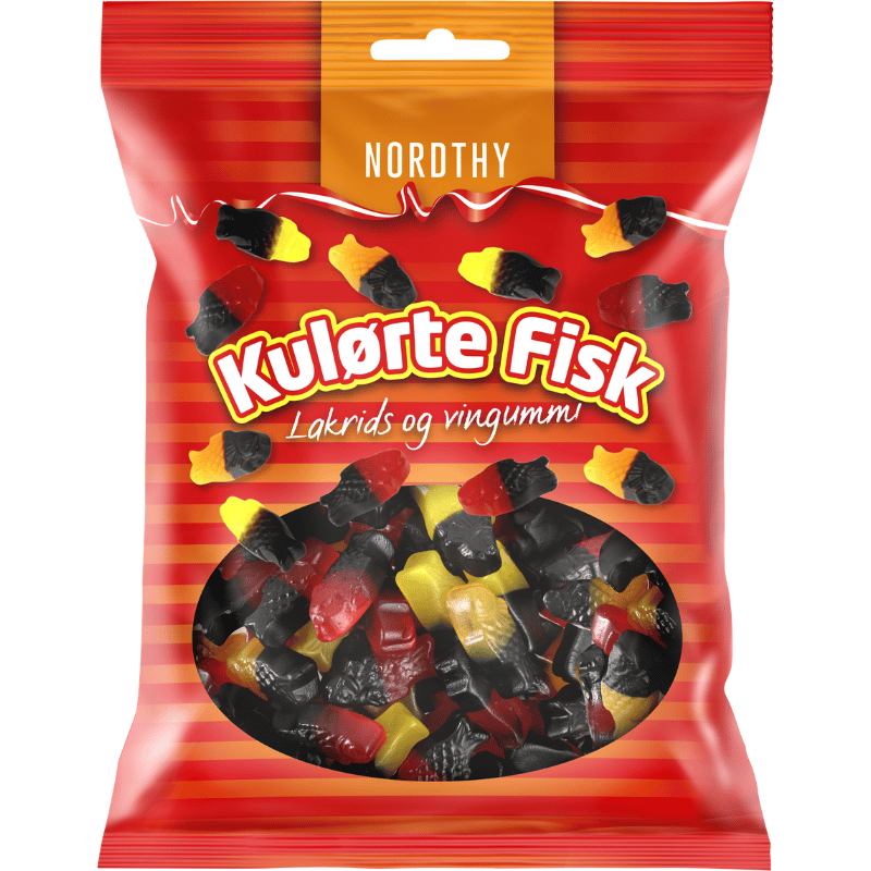 Nordthy Kulørte Fisk Lakrids & Vingummi (170 g)