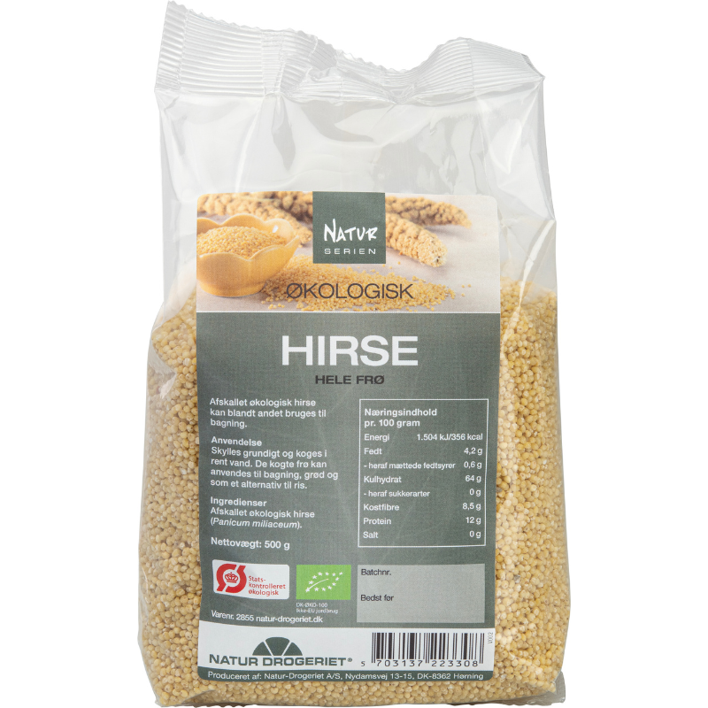 Natur Drogeriet Hirse Hel Ø (500 gr)