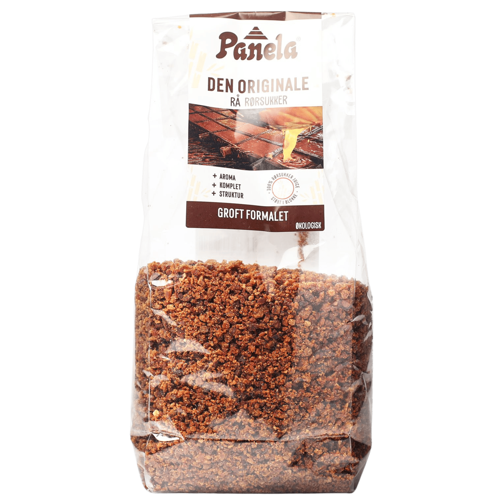 Panela Den Originale Rå Rørsukker Groft Formalet É (500 g)