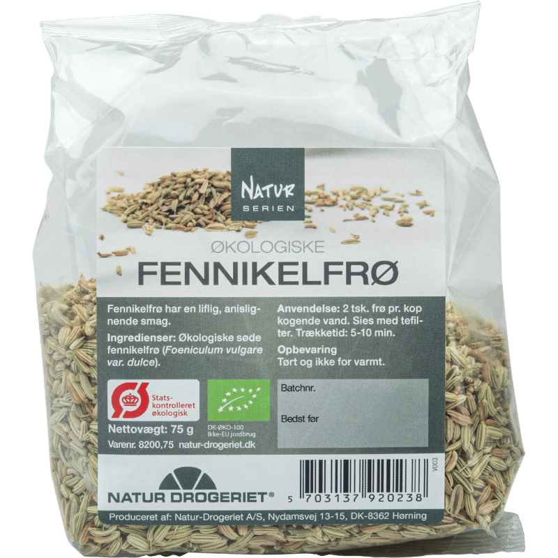Natur Drogeriet Fennikel Hele Frø Ø (75 g)