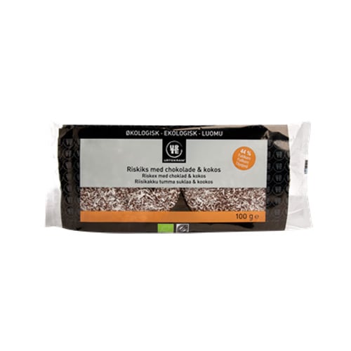 Urtekram Riskager m. Kokos & Chokolade Ø (100 g)