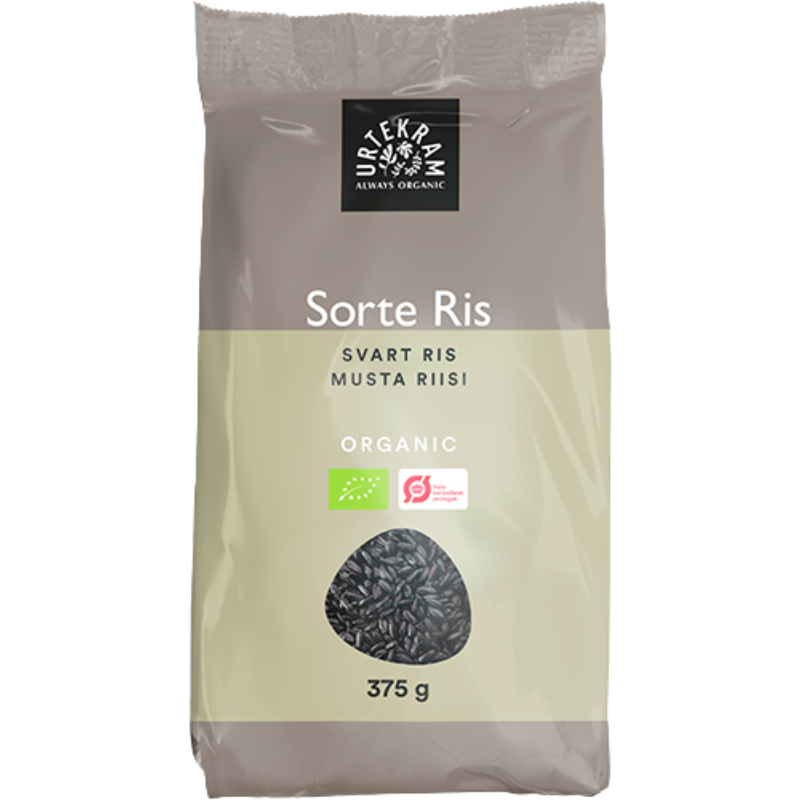 UDSALG Urtekram Ris Sorte Ø (375 gr) køb billig