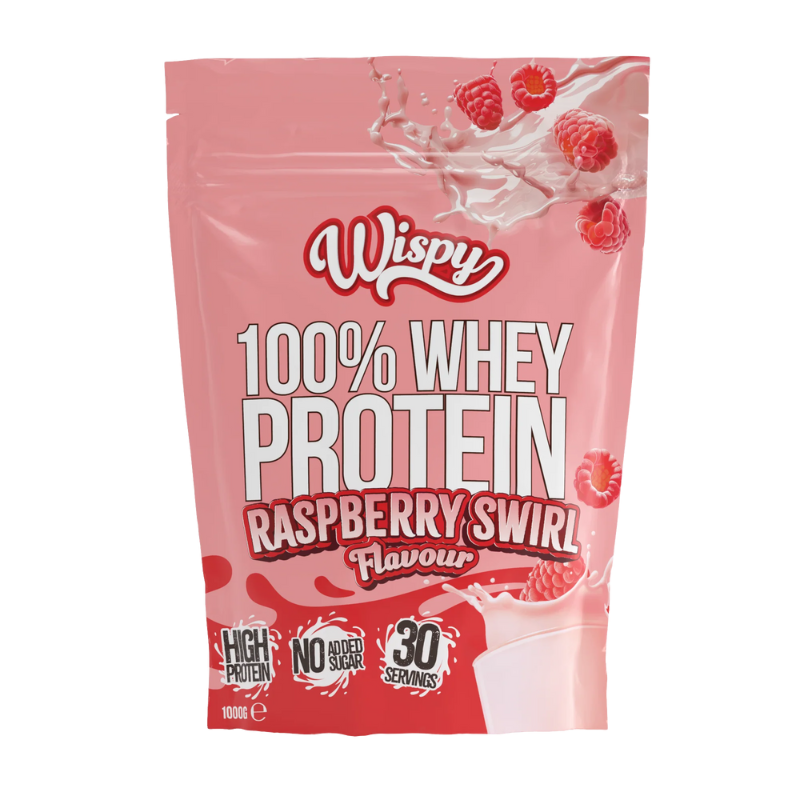 Tilbud Wispy Whey 100 Raspberry Swirl (1 kg) køb billig